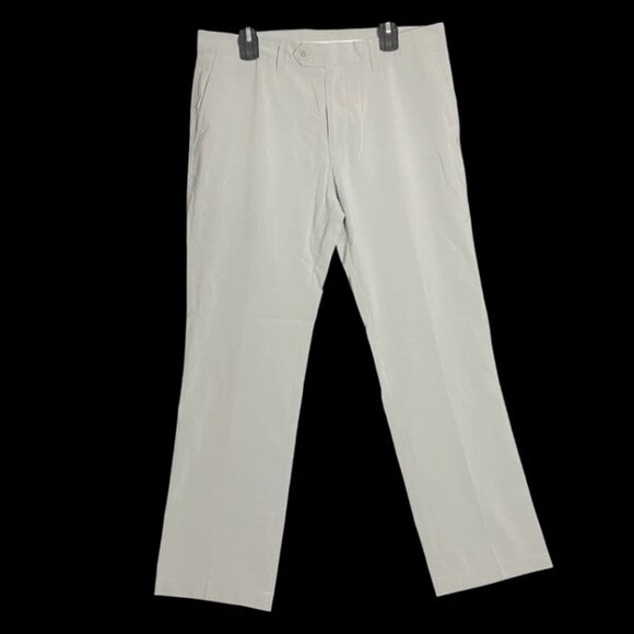 Devereux Proper Threads Mens Gray Athletic Fit Casual Chino Dress Pants Size 34 - Picture 1 of 7